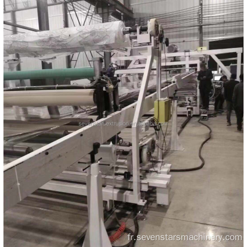 Machine de fabrication de ligne d&#39;extrusion de toit de toit de 2100 mm PC